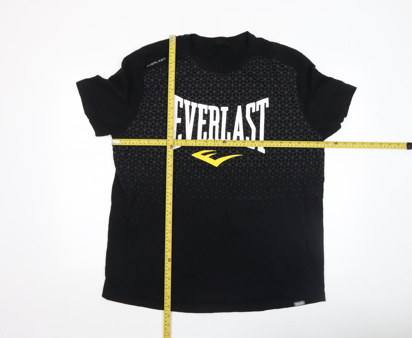 Everlast Men's Black 2XL Sports Graphic Cotton T-Shirt