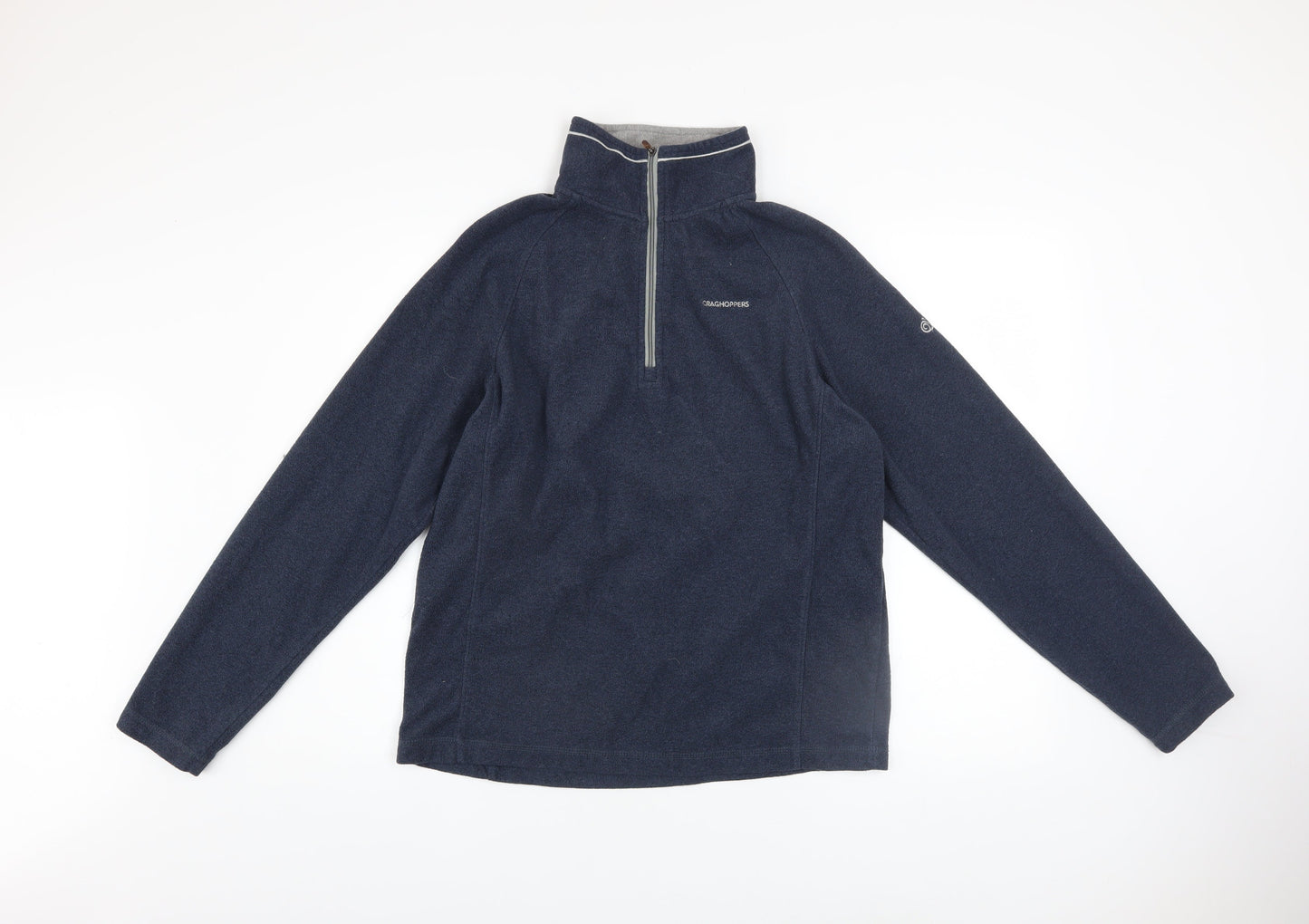 Craghoppers Mens Blue Fleece 1/2 Zip Pullover Sweatshirt M