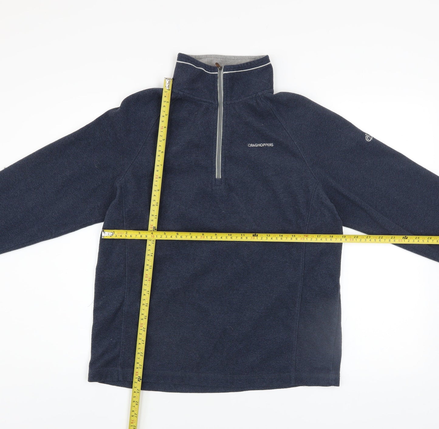 Craghoppers Mens Blue Fleece 1/2 Zip Pullover Sweatshirt M