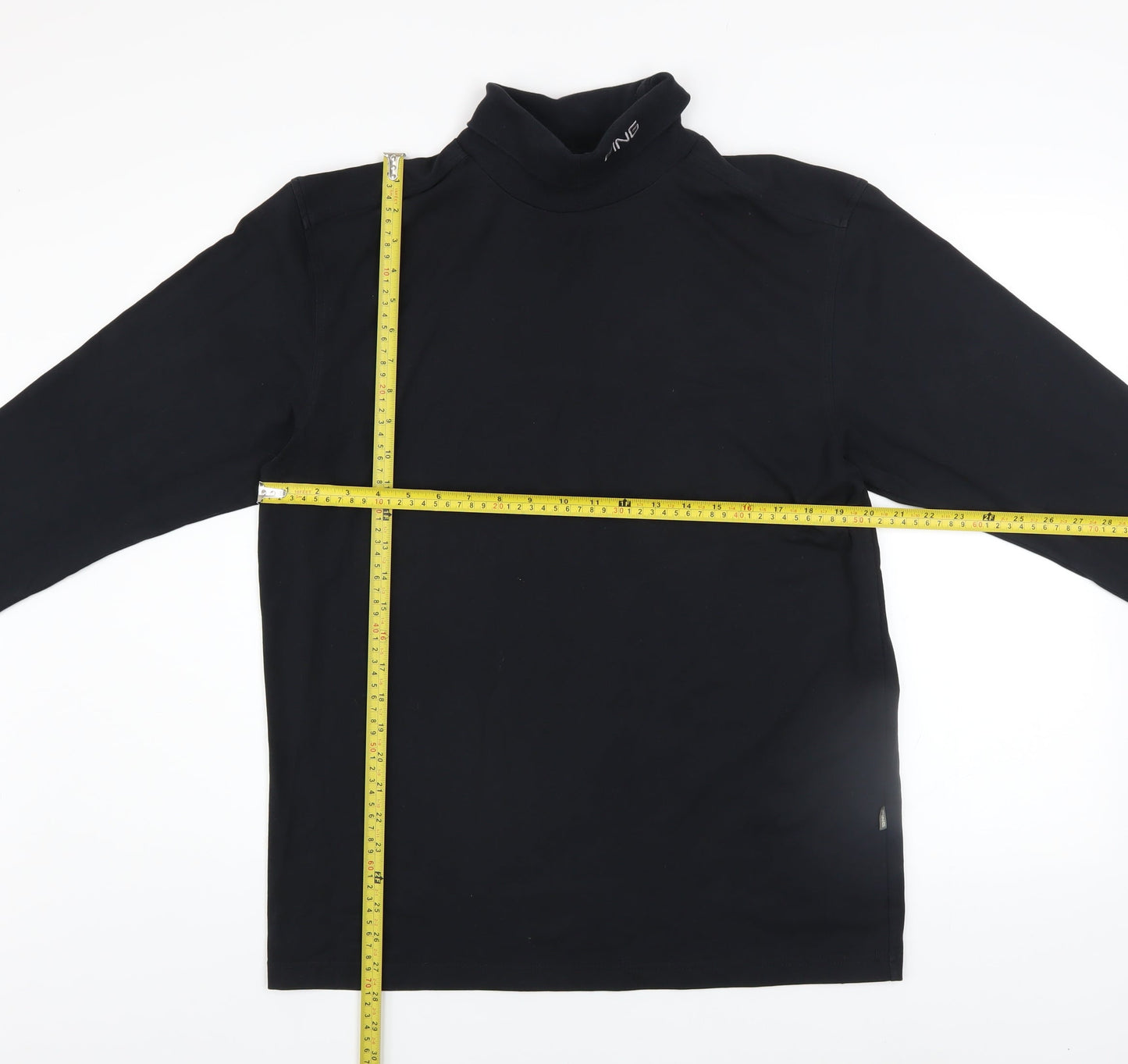 PING Men's Black High Neck Long Sleeve Pullover Sweatshirt Size L