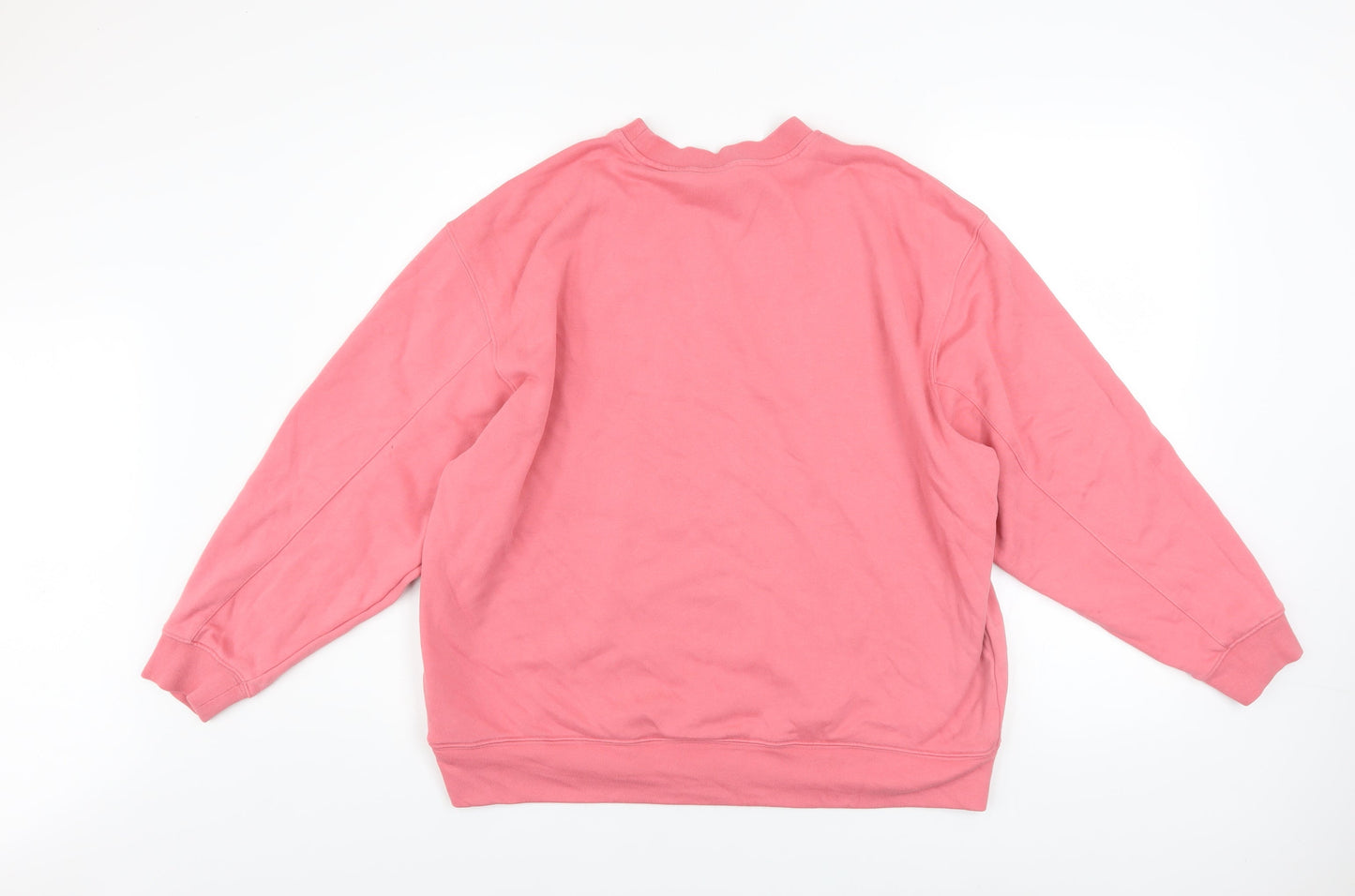 Adidas Women Pink Size 8 Crew Neck Pullover Sweatshirt