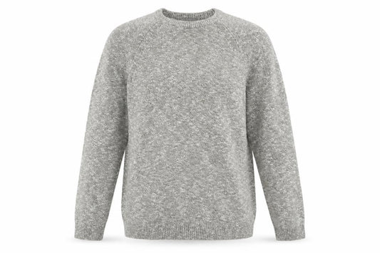 Marks & Spencer Men's Grey Cotton Crew Neck Jumper Size S