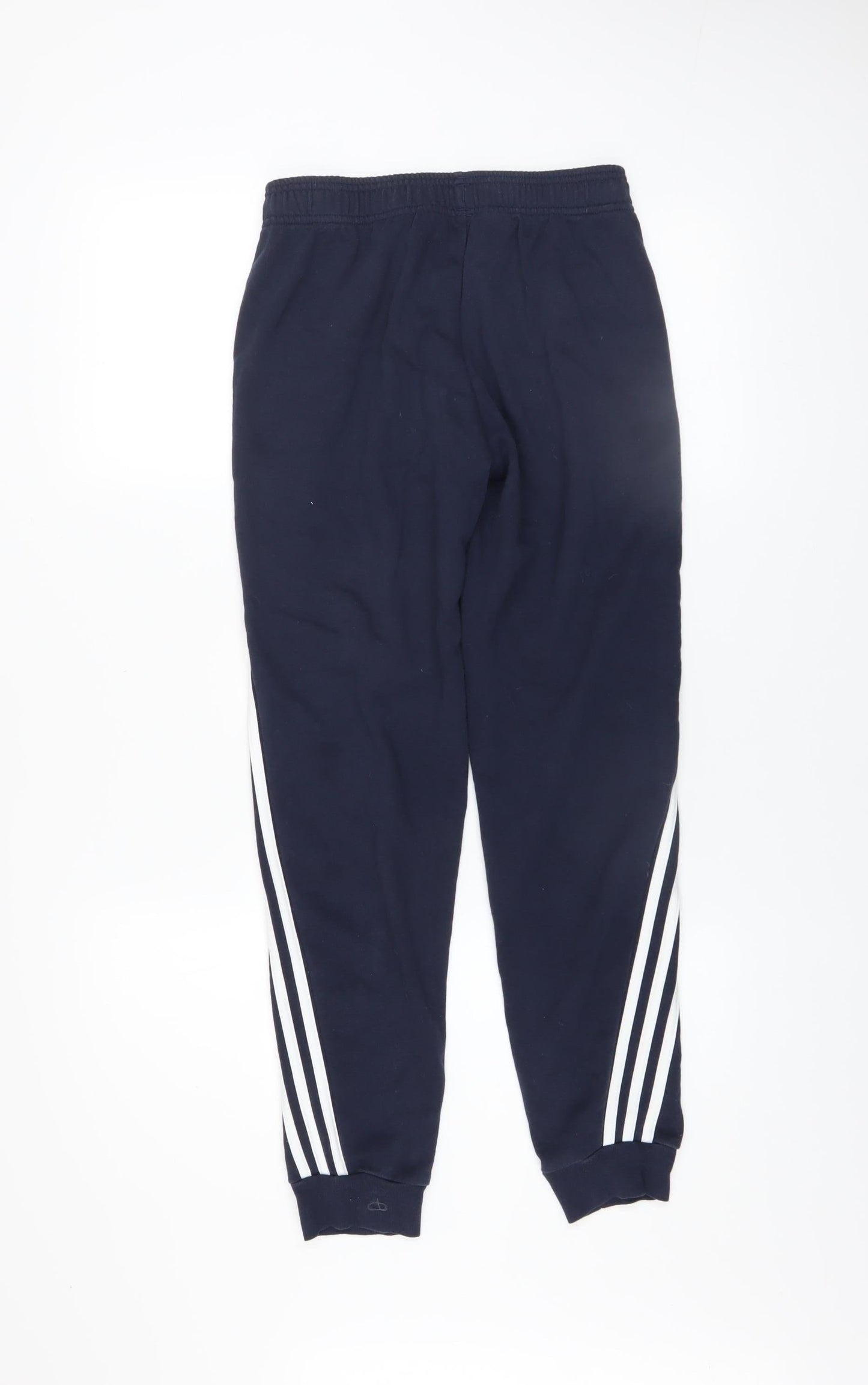 Adidas Boys Blue 11-12 Years Jogger Activewear Trousers with Side Stripes