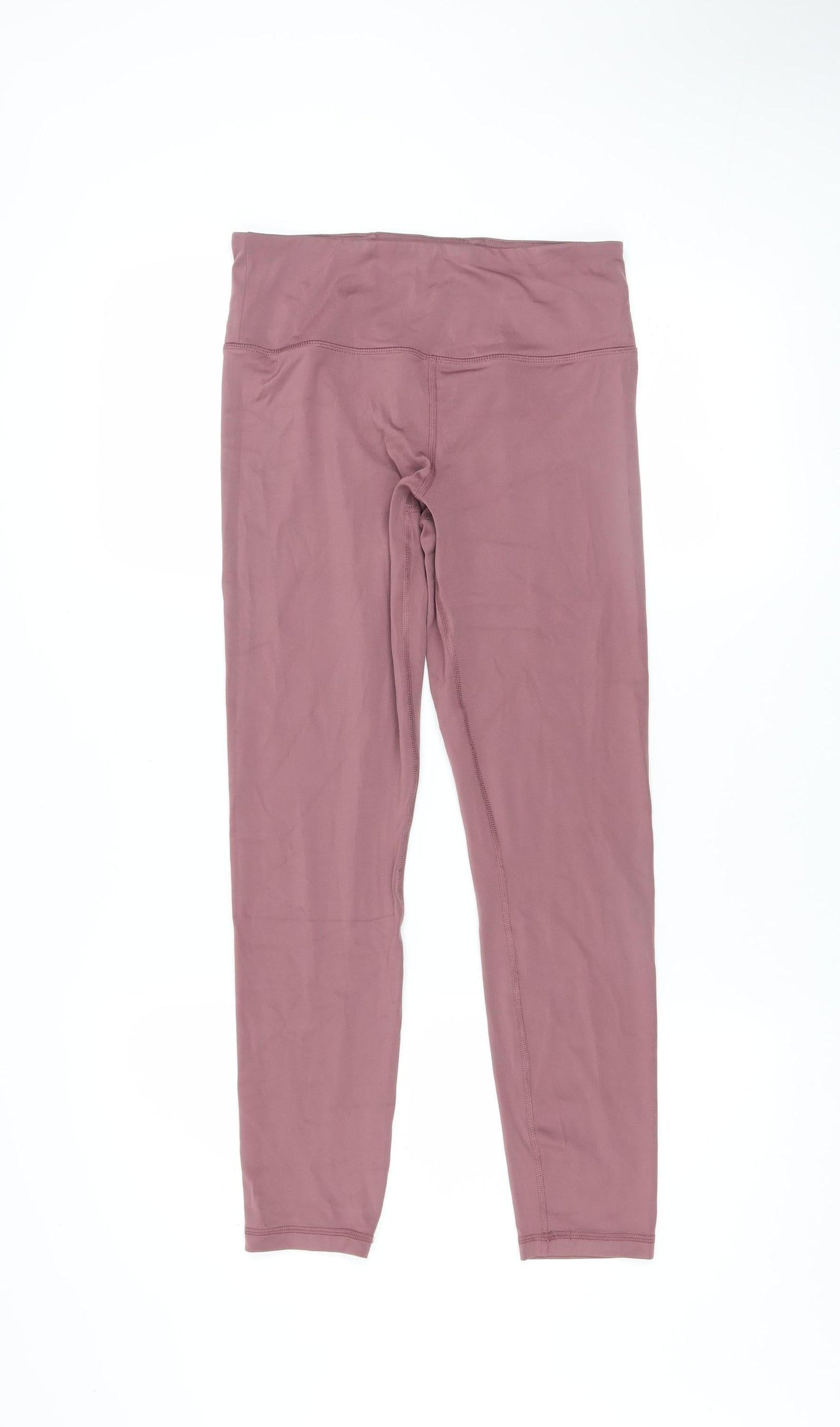 Lefties Women Pink Ankle Leggings Size 12 Slim Fit Stretch