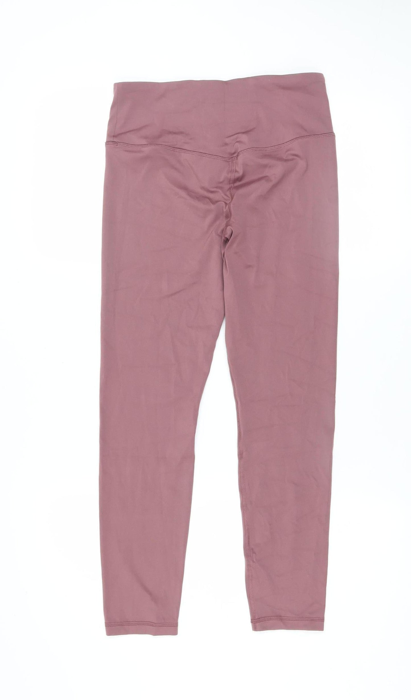 Lefties Women Pink Ankle Leggings Size 12 Slim Fit Stretch