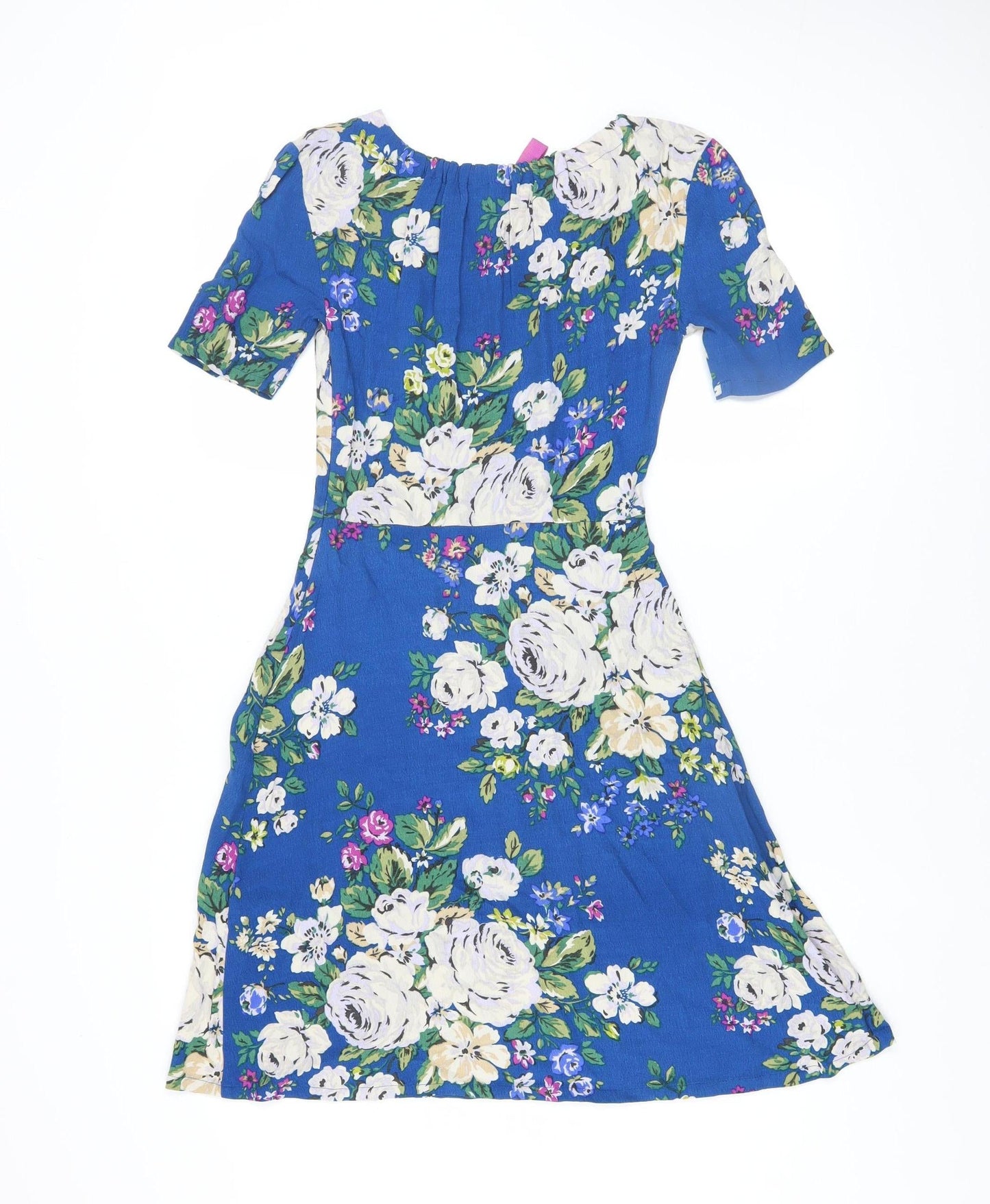 Cath Kidston Women's Blue Floral Fit & Flare Dress Size 6