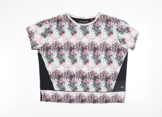 Helen Steele Women’s Multicoloured Floral Active T-Shirt Size L