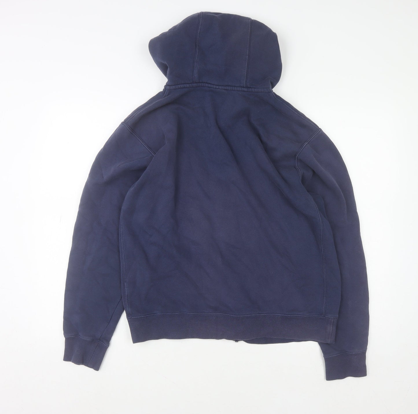 Nike Men's Blue Full Zip Hoodie Size M Fleece Sweatshirt