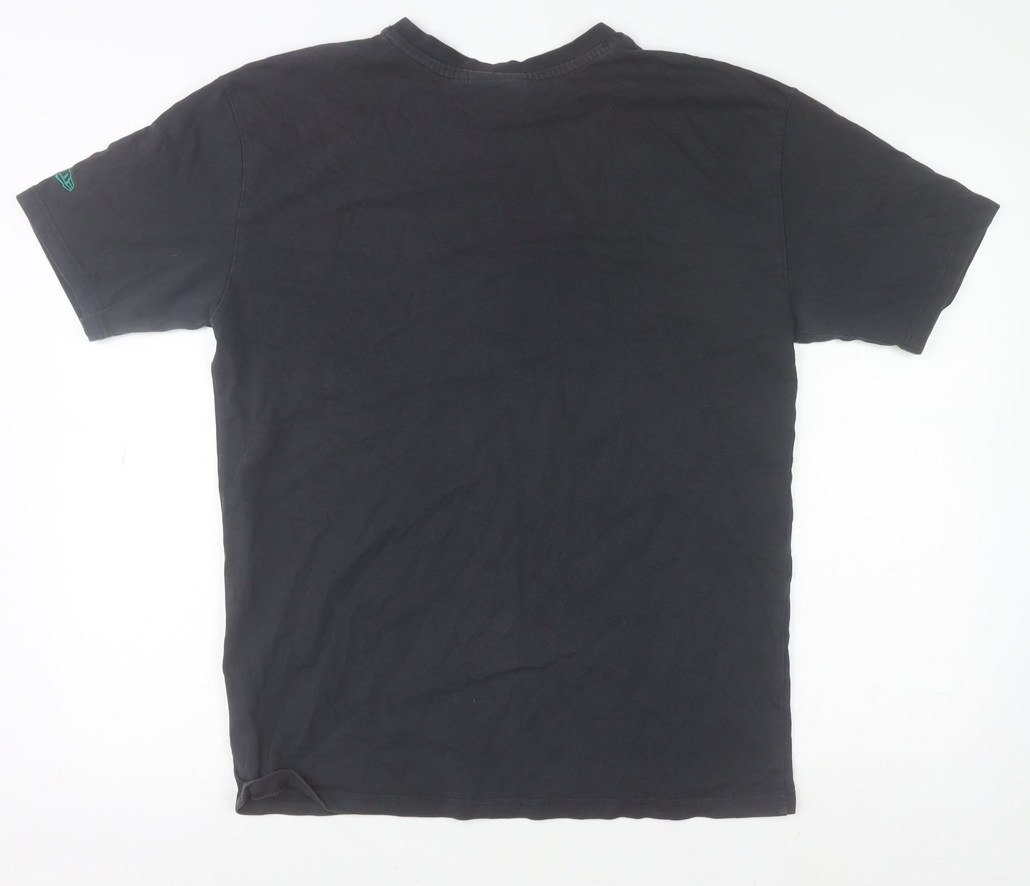 New Era Men's Black Los Angeles Graphic Cotton T-Shirt M