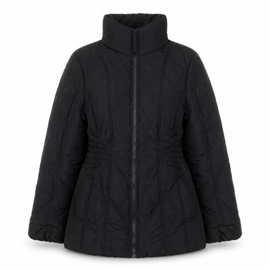 Moda at George Women Black Quilted Puffer Jacket Size 10