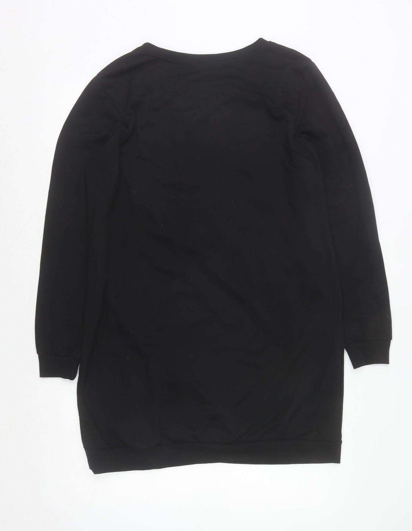 Lipsy Women Black Long Sleeve Pullover Sweatshirt Size 14/16