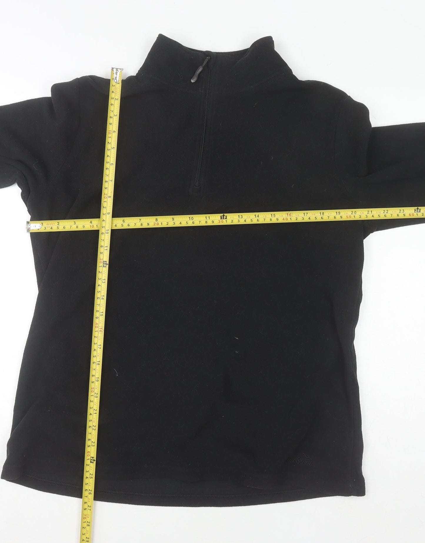Peter Storm Womens Black Fleece Pullover Sweatshirt Size 18