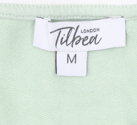 Tilbea London Women's Mint Green Pullover Sweatshirt M Organic Cotton
