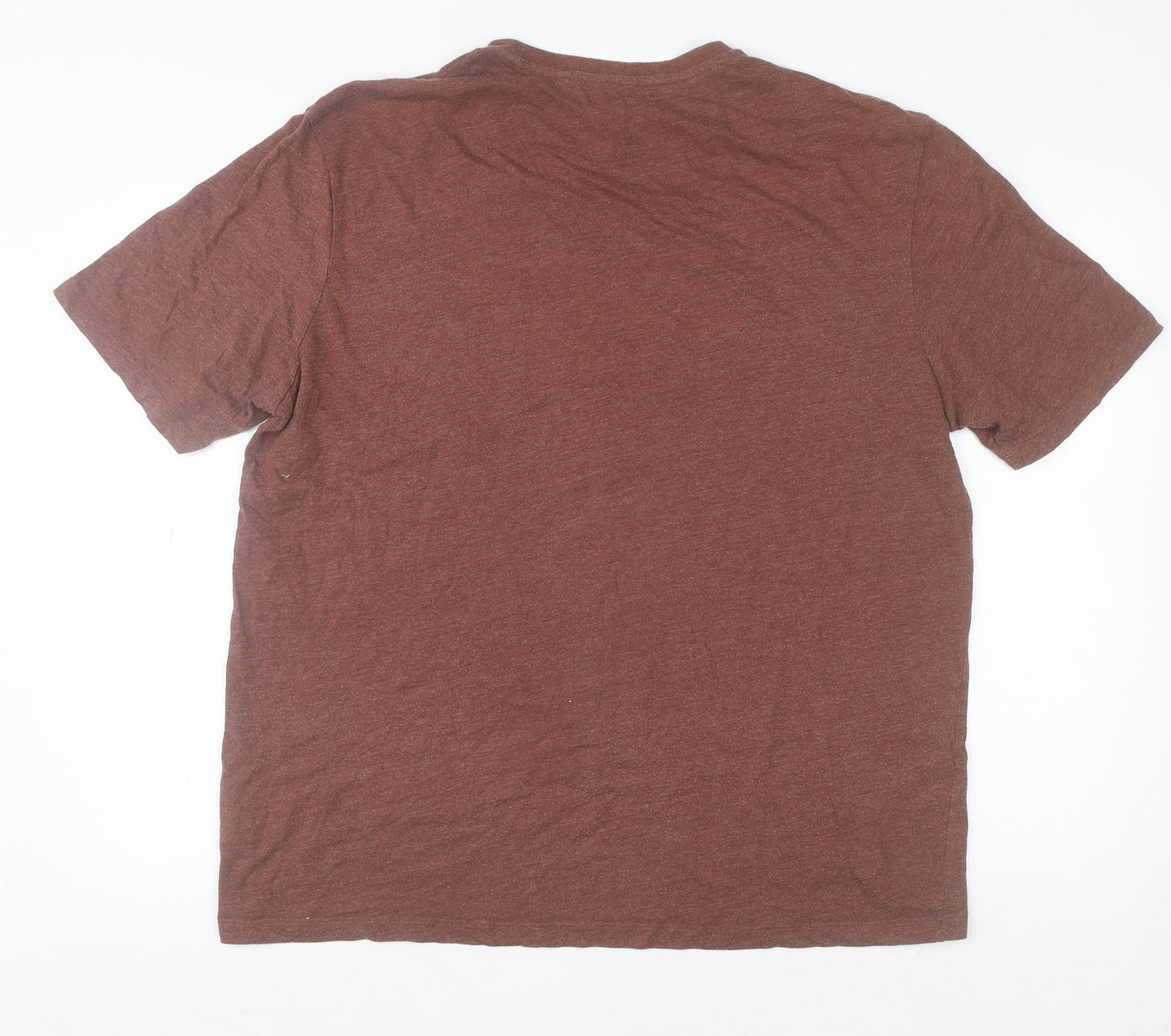 Easy Men’s Brown Bronx Graphic T-Shirt XL Crew Neck Short Sleeve