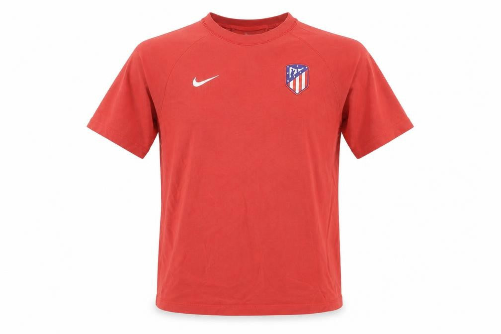 Nike Men’s Red Atlético de Madrid Loose Fit Cotton T-Shirt M