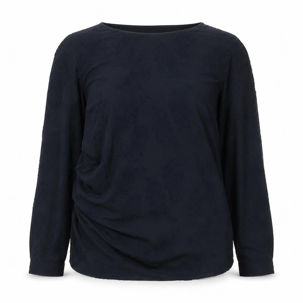 Phase Eight Womens Black Long Sleeve Tunic Blouse Size 12
