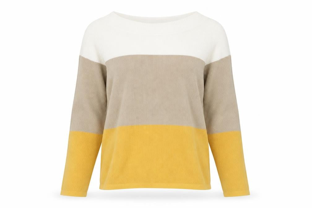 Transa Women’s Multicoloured Cotton Blend Pullover Jumper Size S