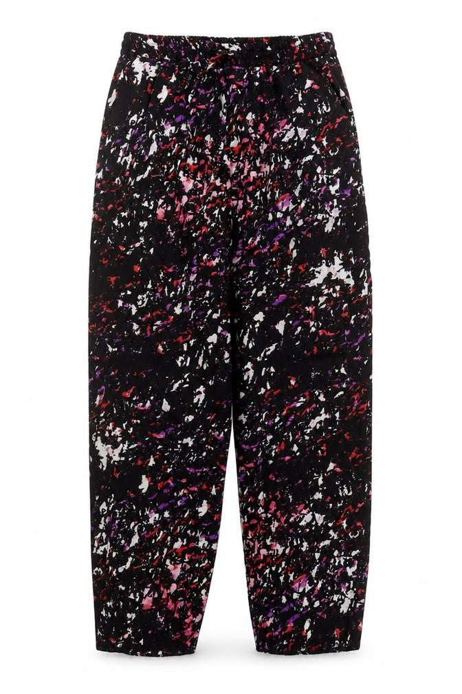 Warehouse Womens Multicoloured Size 12 Cropped Tapered Trousers
