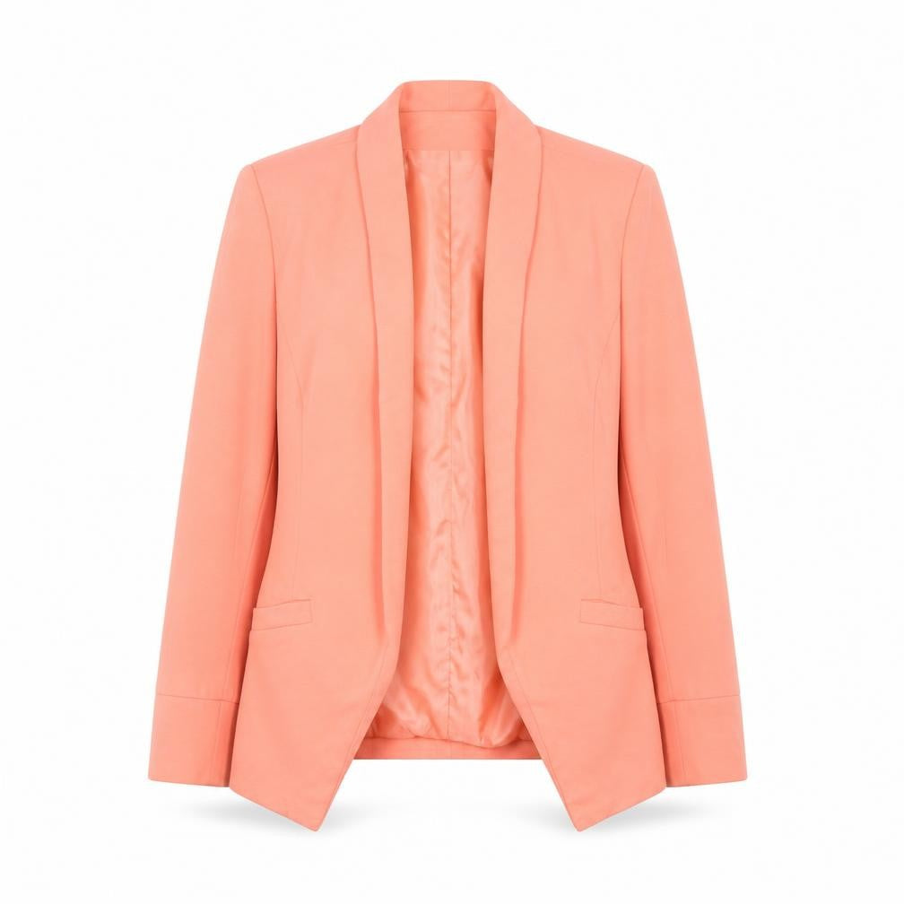 Red Chilli Women’s Pink Shawl Collar Blazer Jacket Size 12