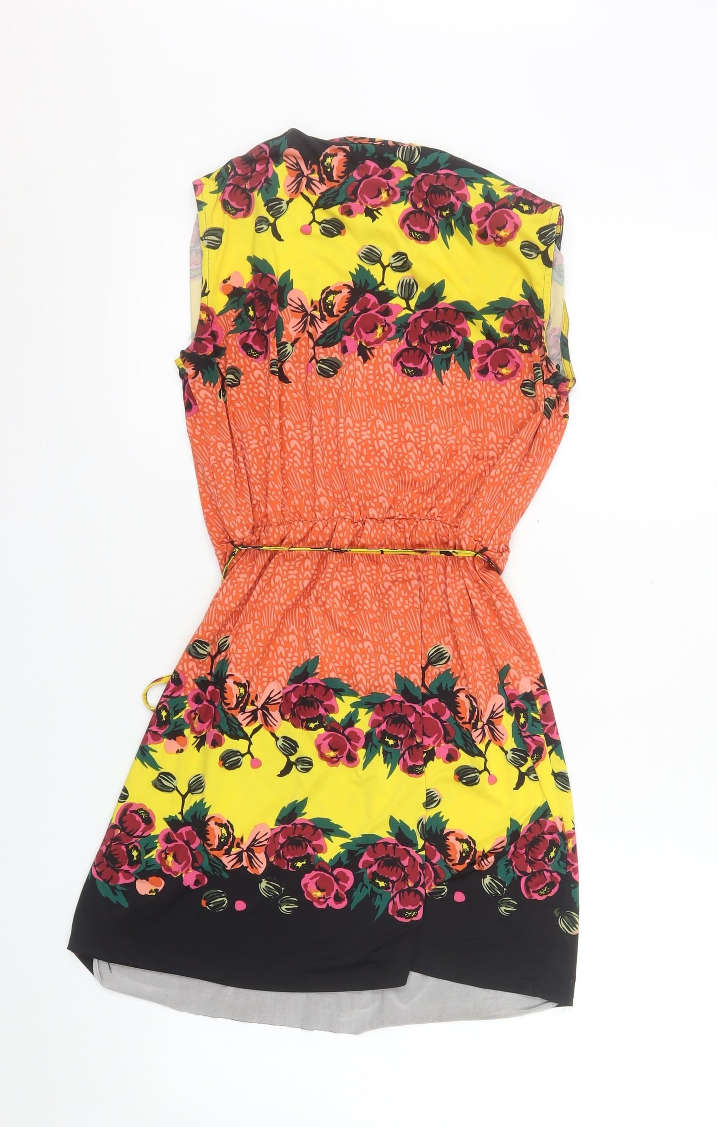 TU Women’s Multicoloured Floral Knee Length A-Line Dress Size 10