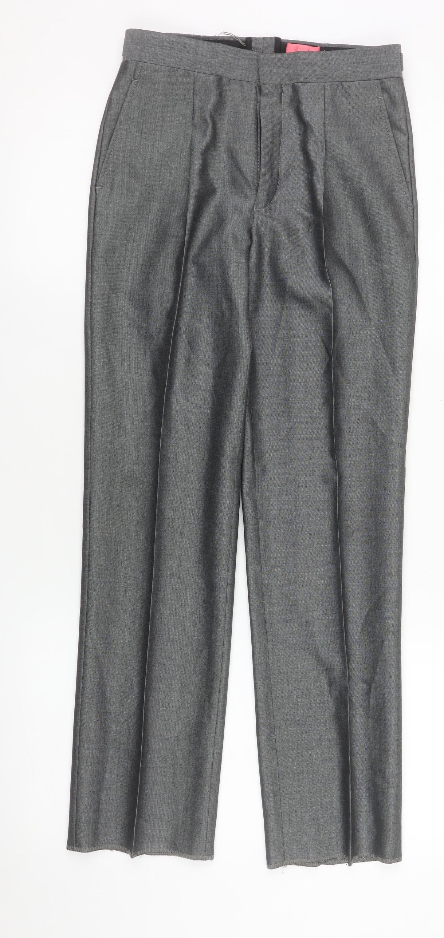Torre Boys Grey Dress Pants 26R Formal Wool Blend Trousers