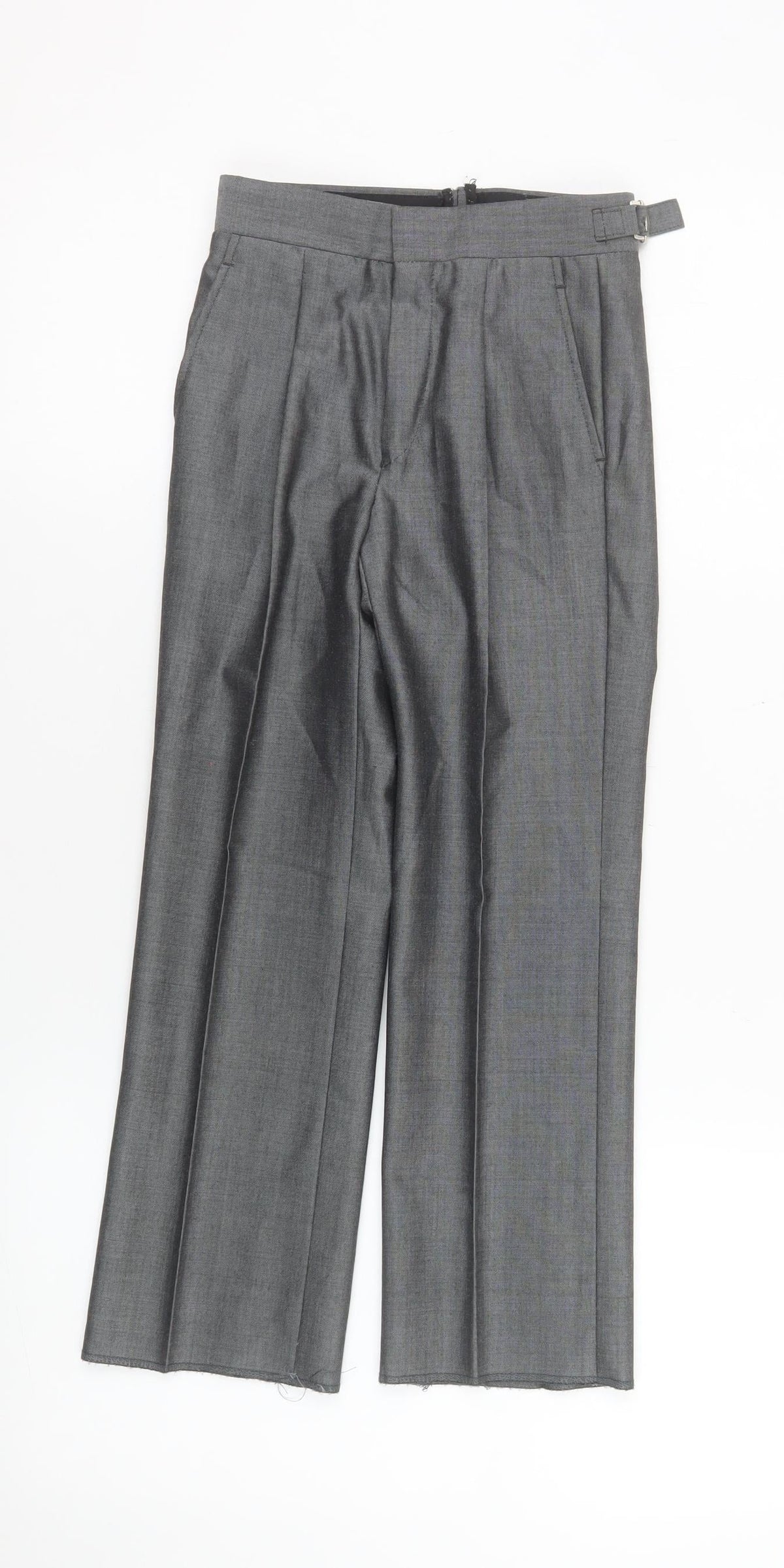 Torre Boys Grey Dress Trousers 20 Years Tailored Formal Wool Blend