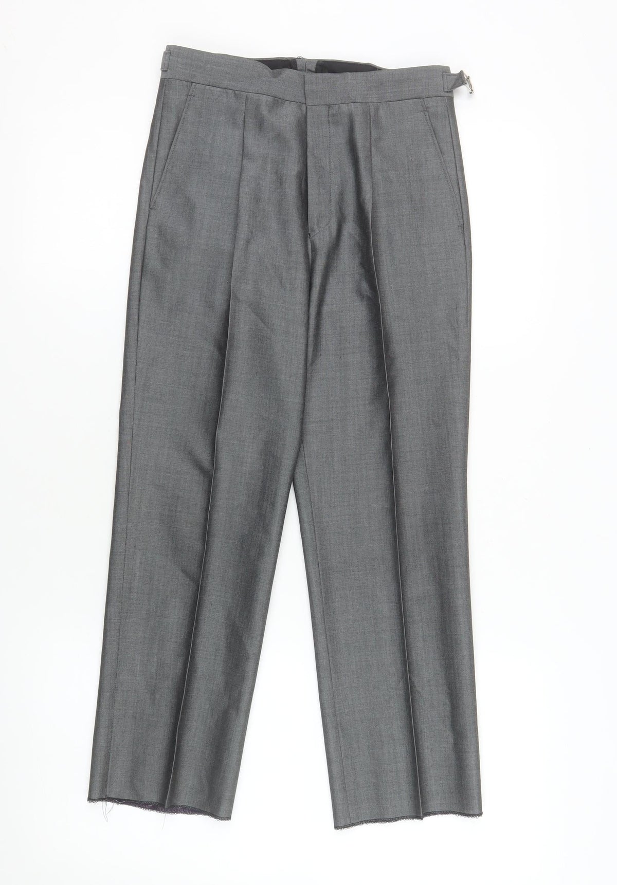 Torre Boys Grey Dress Pants 14 Years Wool Blend Formal Trousers