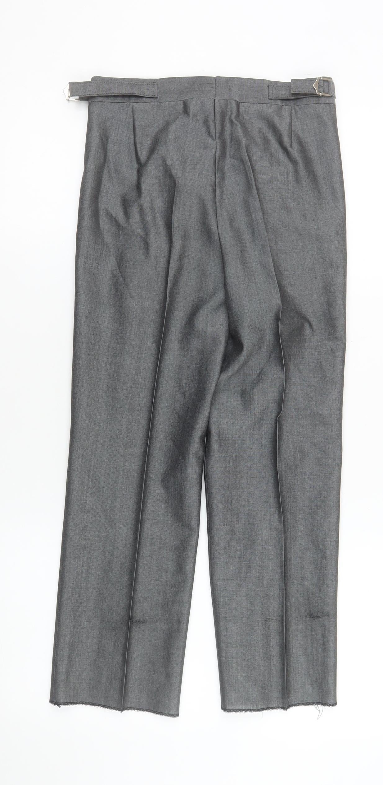 Torre Boys Grey Dress Pants 14 Years Wool Blend Formal Trousers