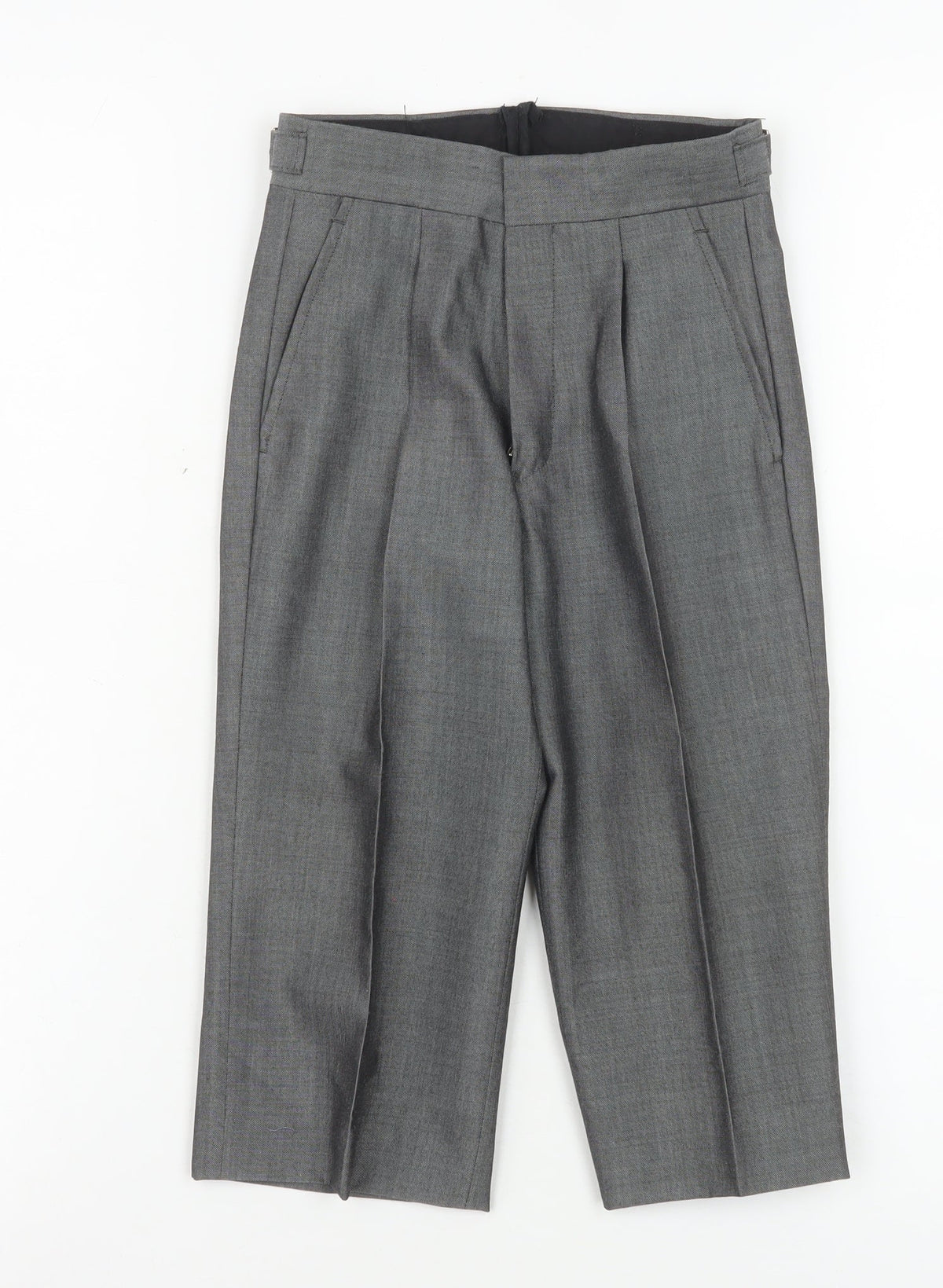 Torre Boys Grey Wool Blend Formal Dress Trousers Size 20R