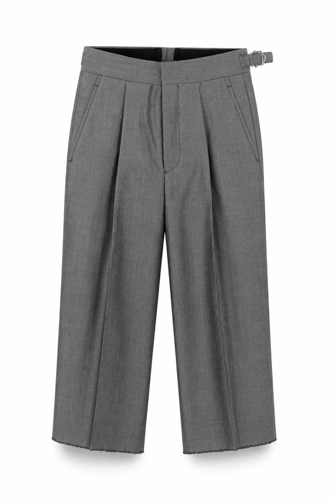 Torre Cerimonia Boys Grey 22R Dress Pants Formal Wool Blend Trousers