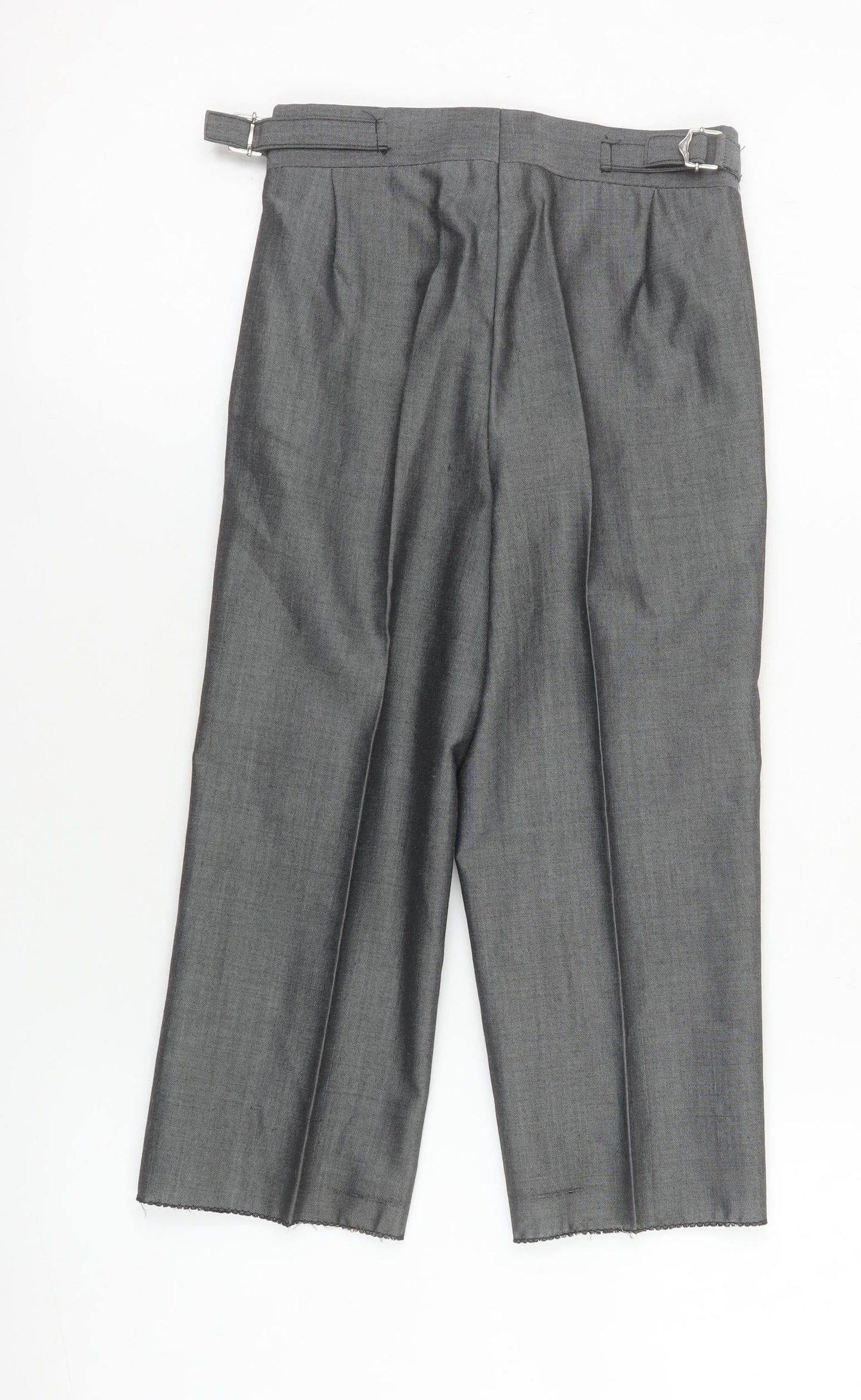 Torre Cerimonia Boys Grey 22R Dress Pants Formal Wool Blend Trousers
