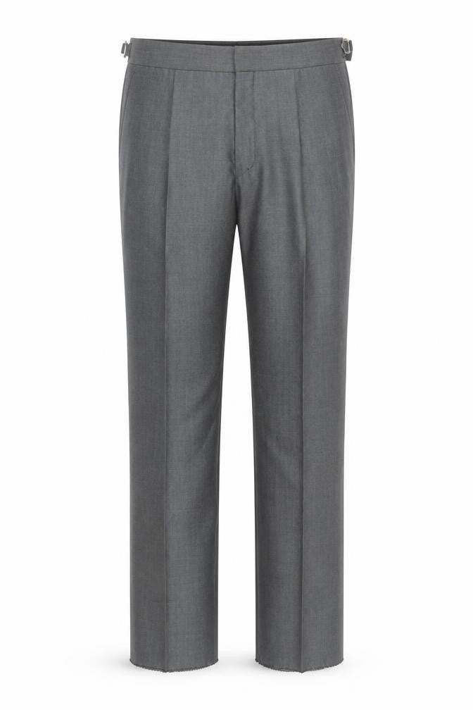 Torre Boys Grey Formal Wool Blend Dress Trousers 28R