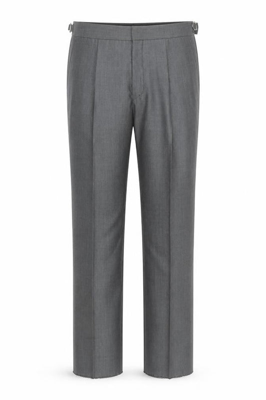Torre Boys Grey Formal Wool Blend Dress Trousers 28R