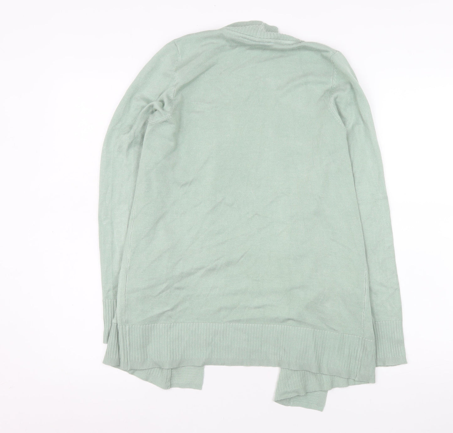 Bonmarché Women’s Green Long Sleeve Open Knit Cardigan Size 12