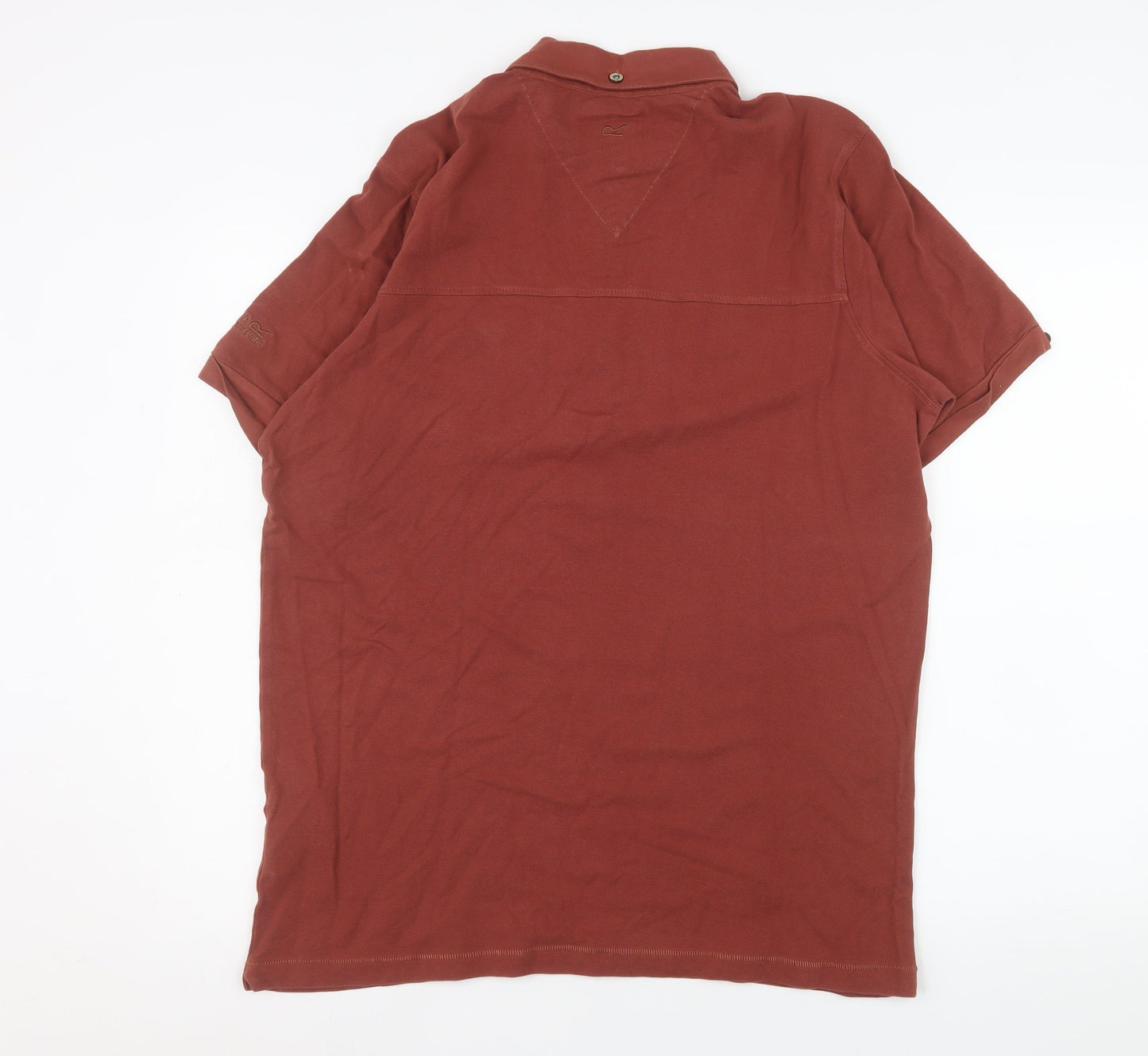 Regatta Great Outdoors Men’s Brown Cotton Polo Shirt Size L