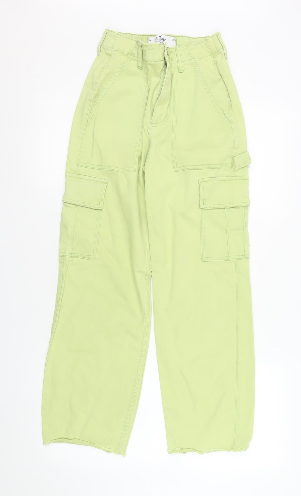 Hollister Women’s Green XS High-Rise Cargo Jeans
