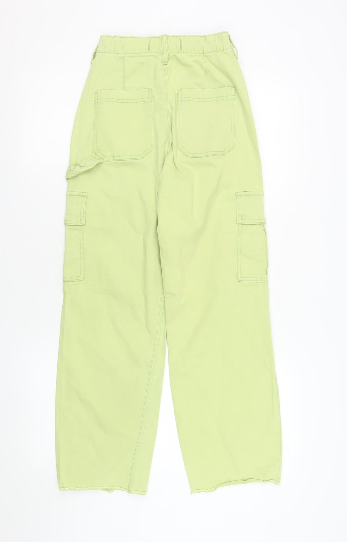 Hollister Women’s Green XS High-Rise Cargo Jeans