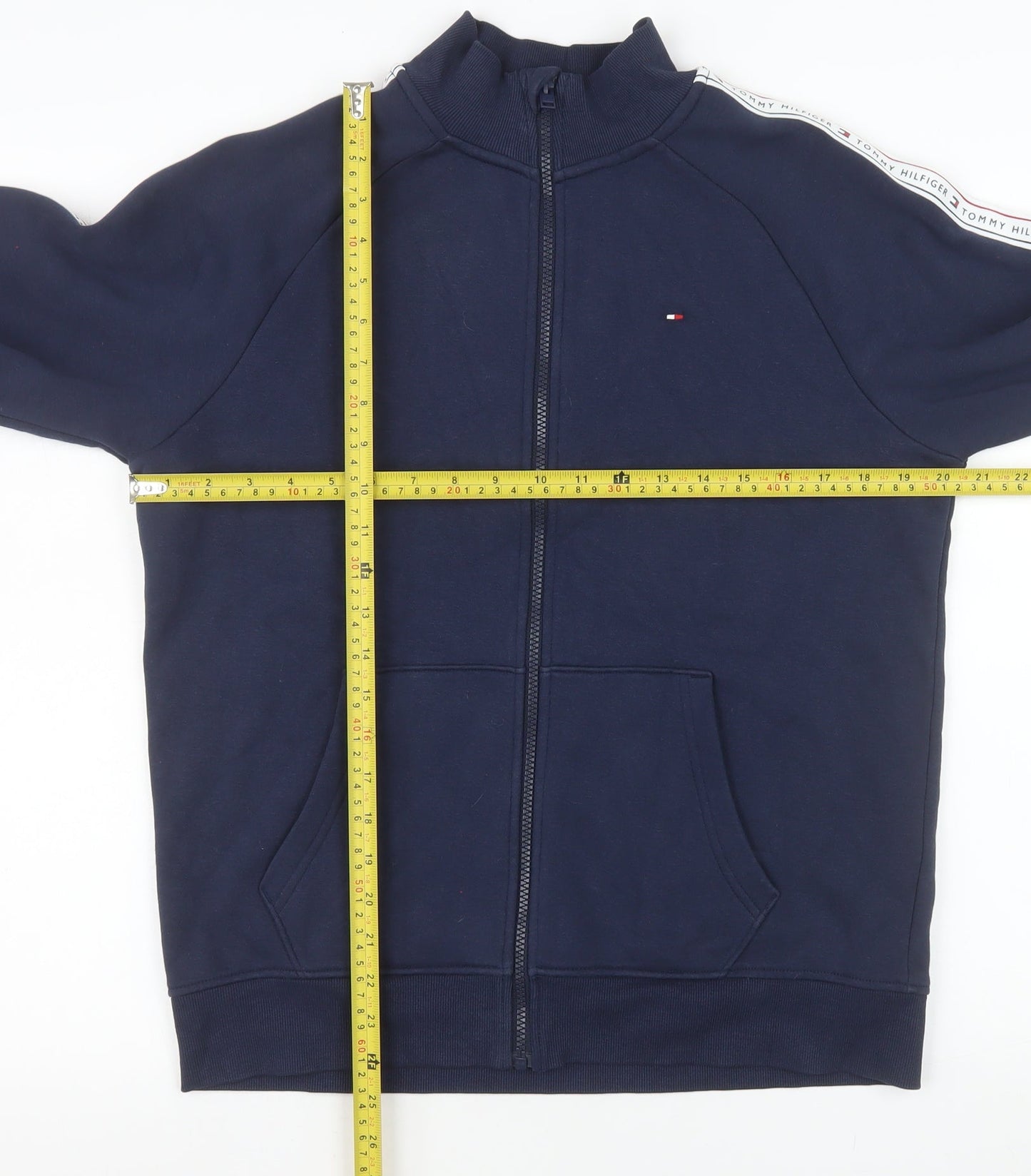 Tommy Hilfiger Men's Blue Full Zip Track Jacket Size L