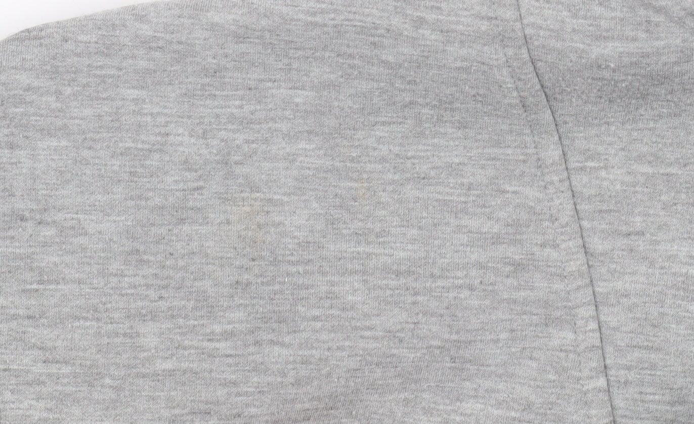Matalan Men’s Grey 1/2 Zip High Neck Pullover Sweatshirt Medium