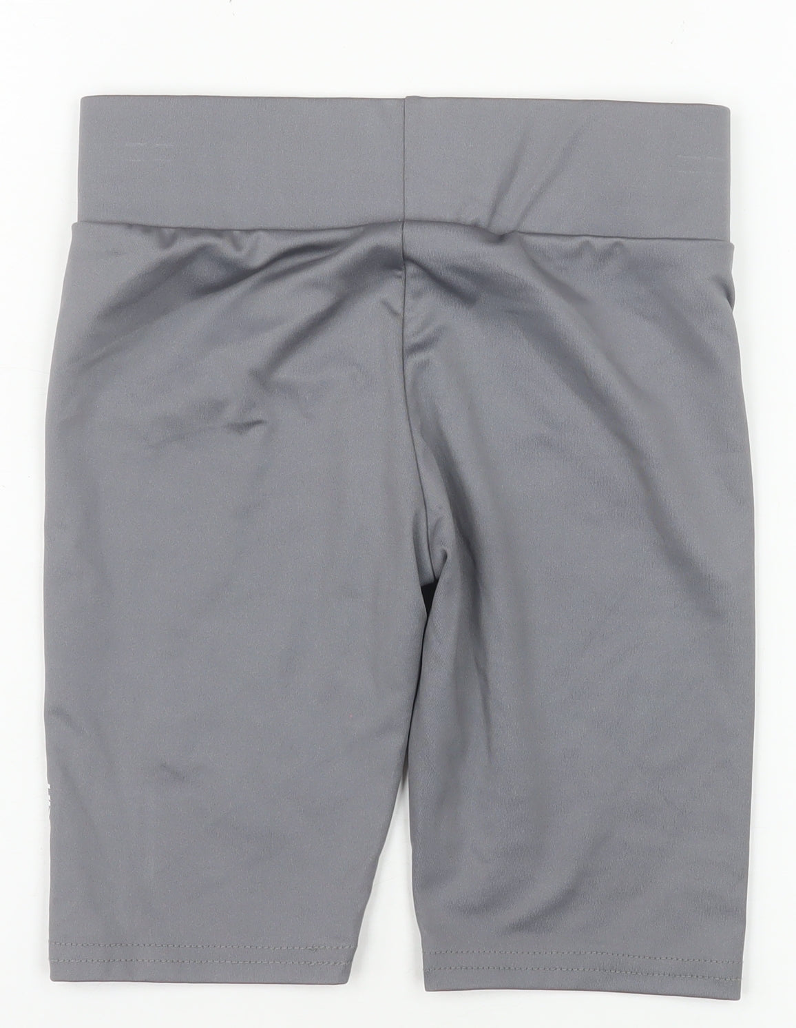 Bekkin Girls Grey 10 Years Biker Shorts Polyester Blend Stretch Activewear
