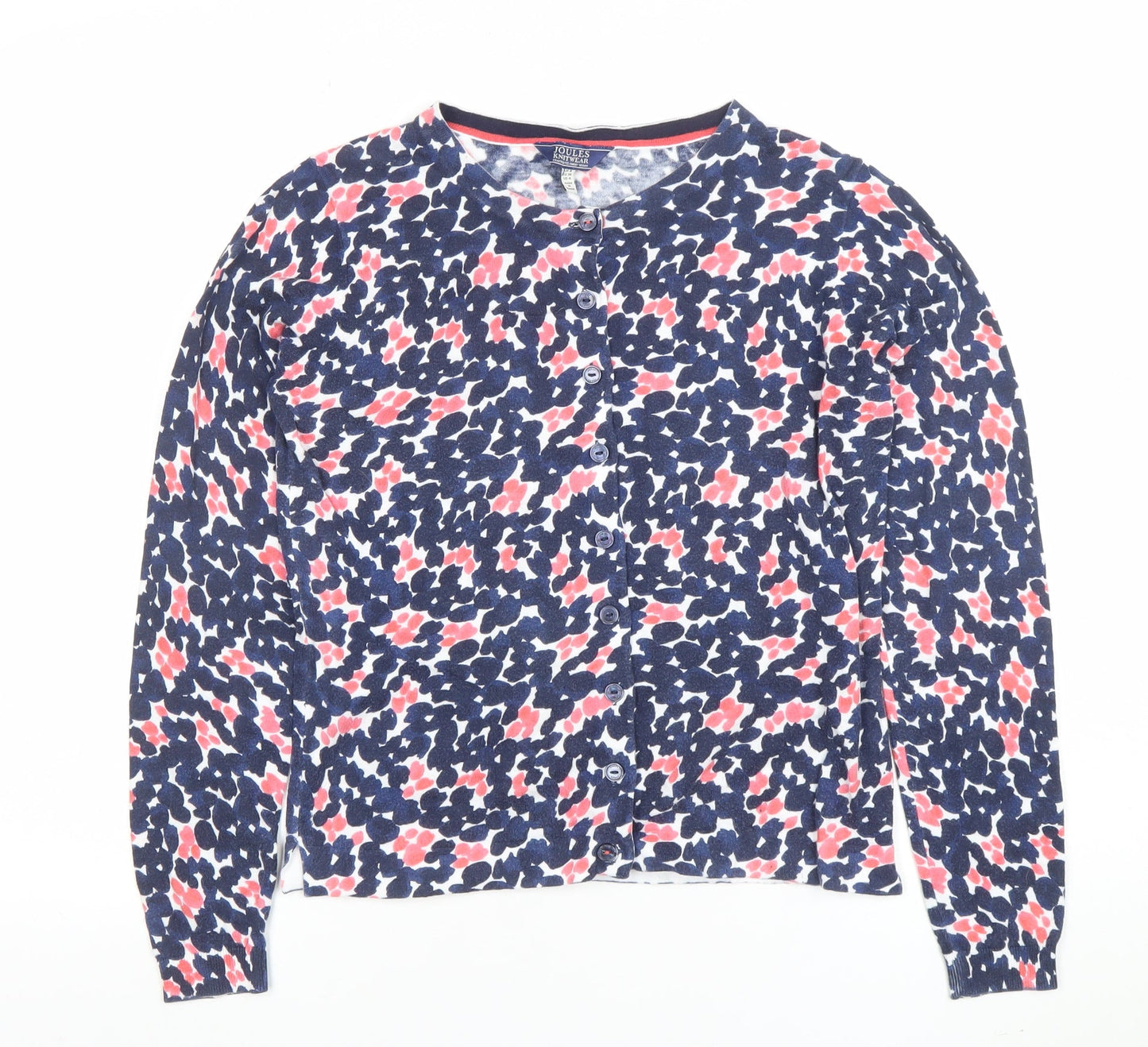 Joules Women’s Multicoloured Floral Cotton Cardigan UK 8