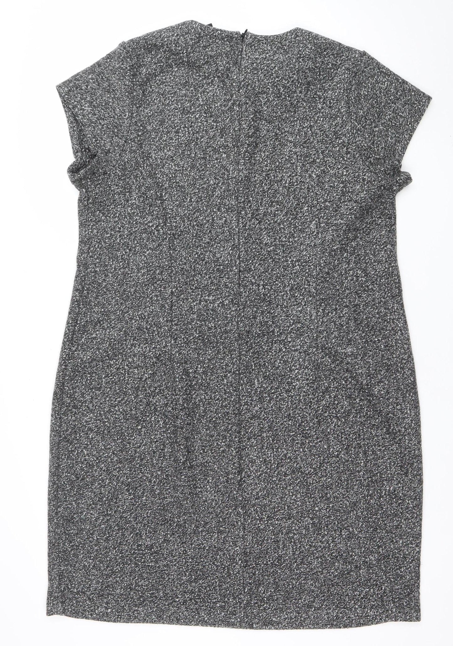 Next Women Grey Bodycon Knee Length Dress Size 20