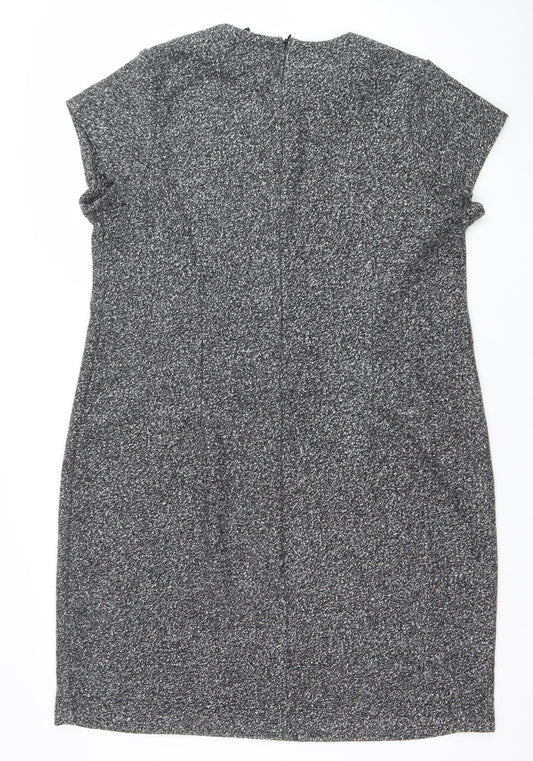 Next Women Grey Bodycon Knee Length Dress Size 20