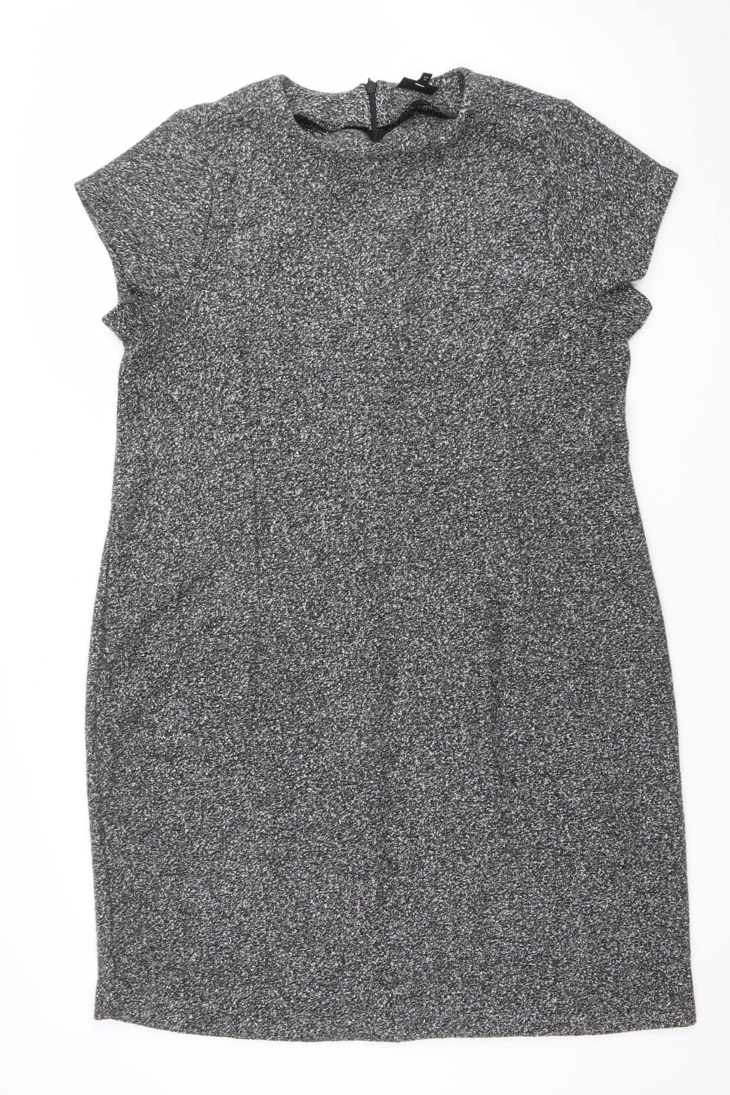 Next Women Grey Bodycon Knee Length Dress Size 20