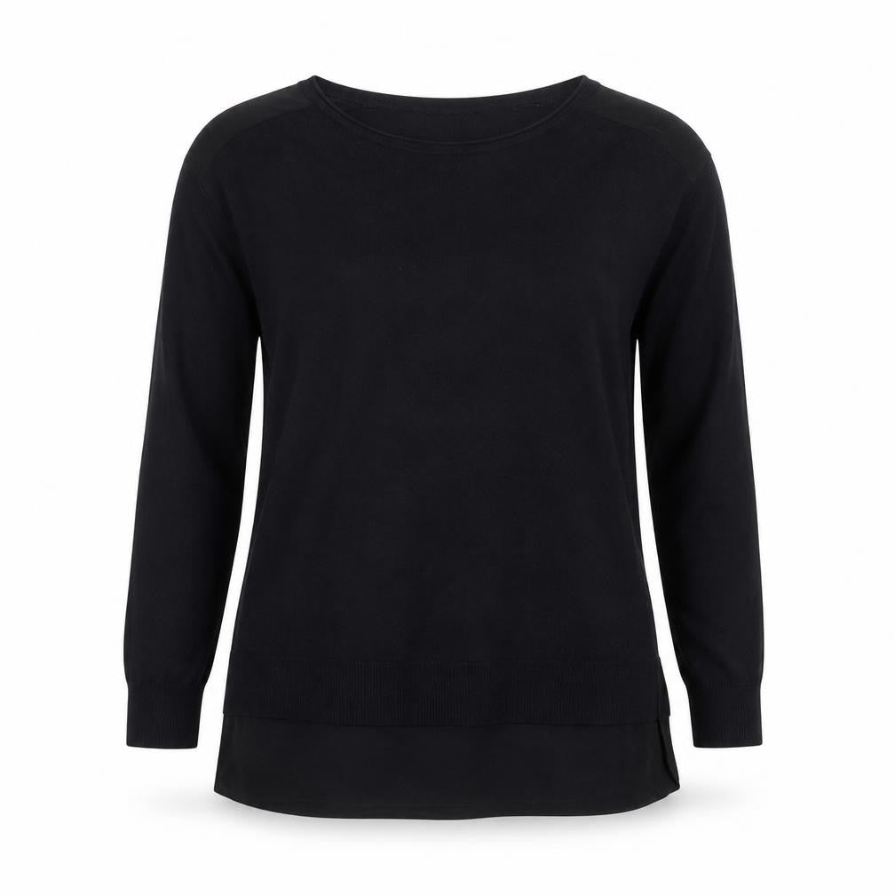 Mint Velvet Women's Black Tunic Style Long Sleeve Blouse Size 8