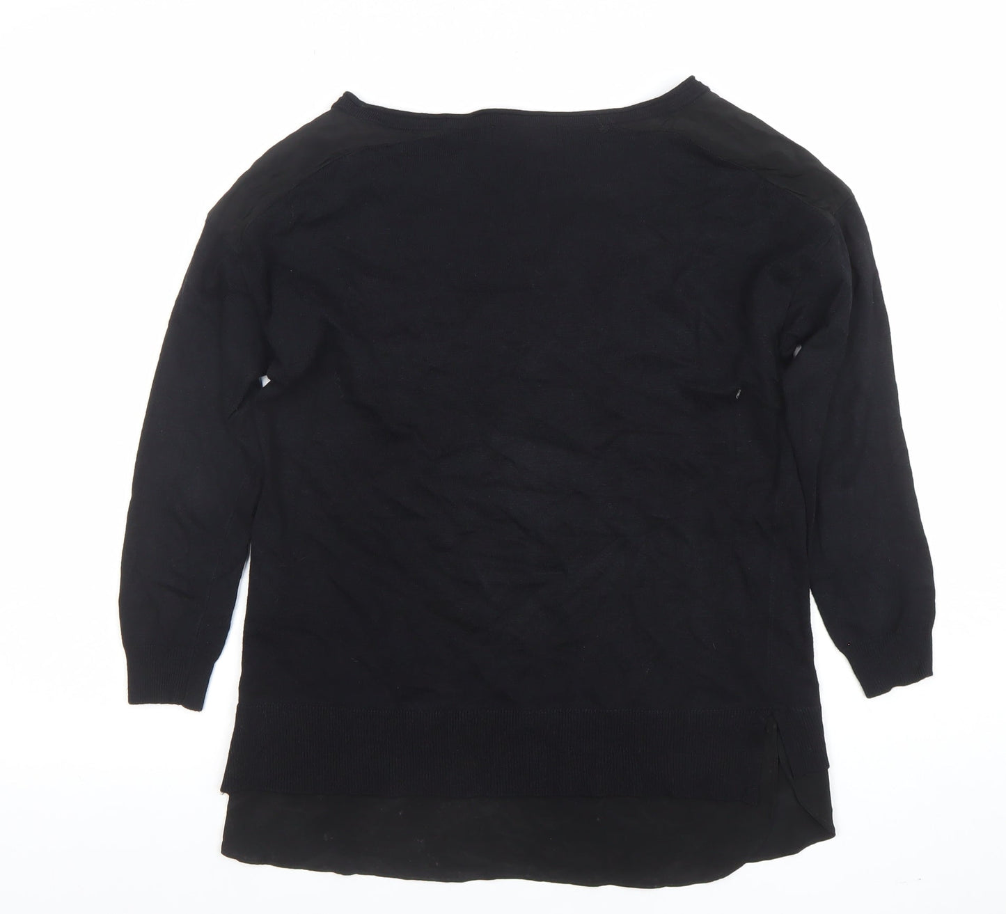 Mint Velvet Women's Black Tunic Style Long Sleeve Blouse Size 8