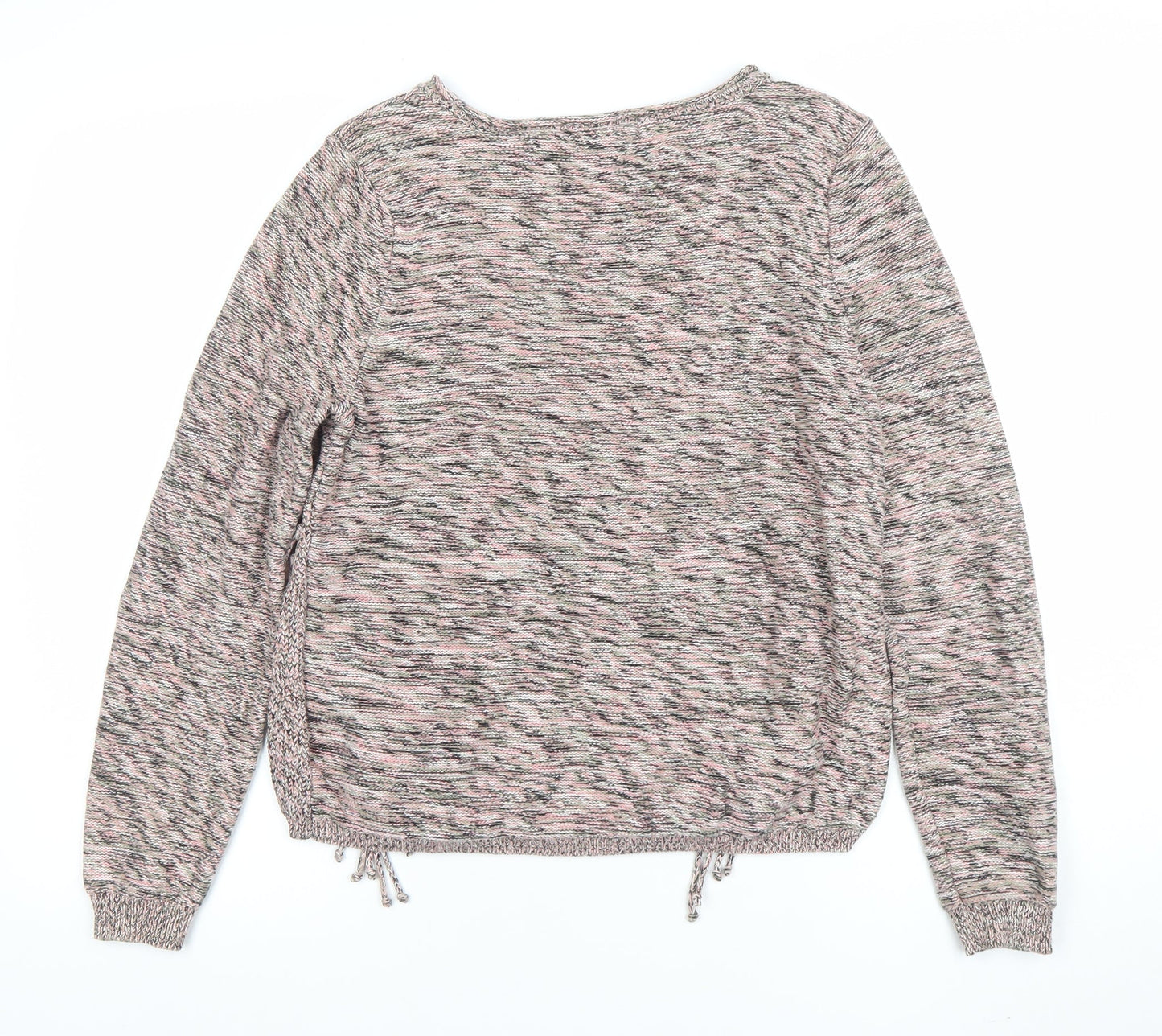 Marks and Spencer Women’s Multicoloured Cotton Knit Jumper Size 14