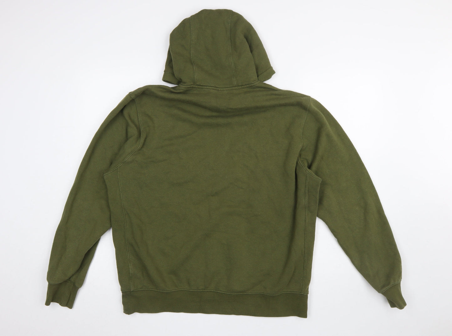 Nike Men's Green Pullover Hoodie Size L Regular Fit Fleece
