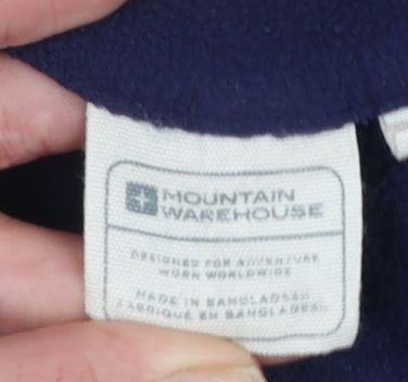 Mountain Warehouse Boys Blue Fleece Full Zip Jacket 15-16 Years
