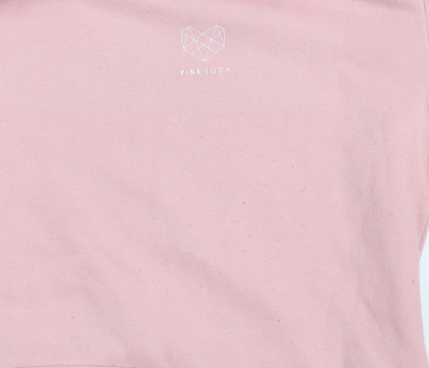 Pink Soda Sport Women’s Pink Pullover Hoodie Size 8 Cotton Blend